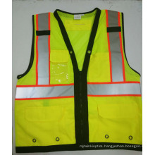 Hi-Viz Safety Vest with Mesh Fabric